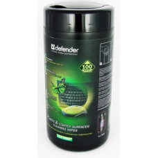 Салфетки чистящие Defender для пластиковых и окрашенных поверхн. (CLN30300), 100шт в тубе