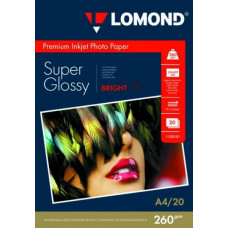 Фотобумага Lomond SuperGlossy односторонняя A4, 260г/м, 20л. (1103101) Фотобумага Lomond SuperGlossy односторонняя A4, 260г/м, 20л. (1103101)